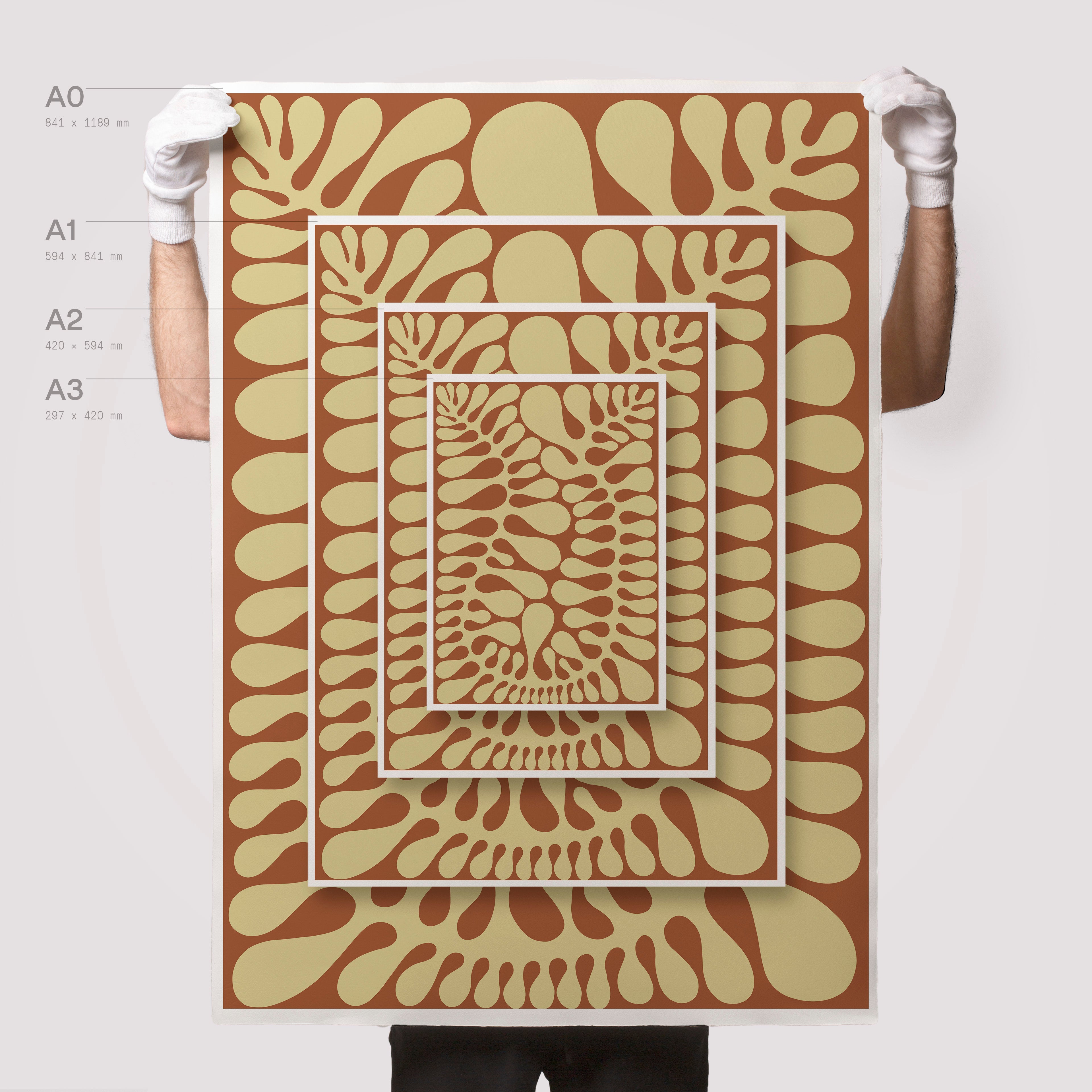 Yellow On Brown
