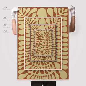 Yellow On Brown